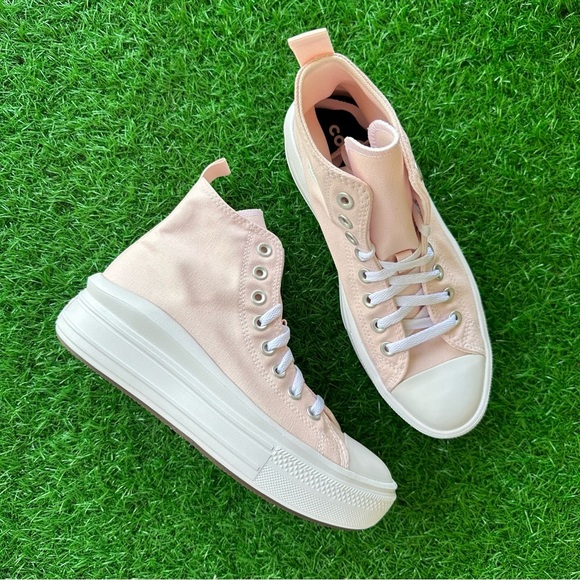 Converse Chuck Taylor All Star Move Hi Decade Pink - Picture 6 of 8